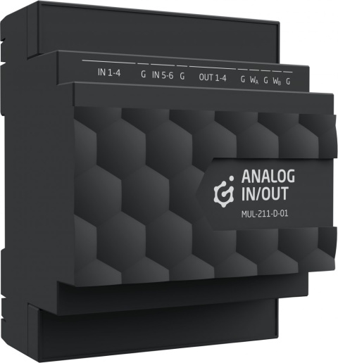 GRENTON ANALOG IN/OUT, moduł wejśc/wyjść analogowych, DIN, TF-Bus, 1-wire, 0-10V | MUL-211-D-01 GRENTON ANALOG IN/OUT, moduł wejśc/wyjść analogowych, DIN, TF-Bus, 1-wire, 0-10V | MUL-211-D-01