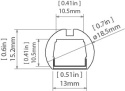 KLUŚ Profil led OLEK 2m czarny anoda e6-k7 | B8505K7_2 (A08505A07_2)