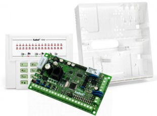 VERSA 5-KLED Centrala alarmowa VERSA,w komplecie:płyta główna VERSA5,manipulator VERSA-LED-GR,obudowa OPU-4P(bez transformatora)