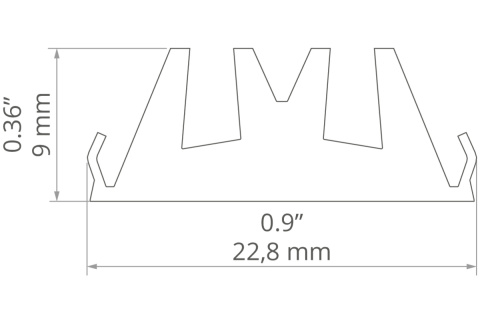 KLUŚ led Osłona DILENSO-22 30DEG 3m | B17173T_3 (17173_3, B17173_3) KLUŚ led Osłona DILENSO-22 30DEG 3m | B17173T_3 (17173_3, B17173_3)