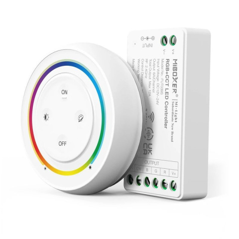 MiBoxer / Mi-Light FUT039SA - Zestaw pilot+kontroler LED RGB+CCT 12‑24VDC 12A | FUT039SA