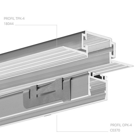 KLUŚ Profil led TPK-4 surowy 3m | 18044NA_3 (A18044N_3) KLUŚ Profil led TPK-4 surowy 3m | 18044NA_3 (A18044N_3)