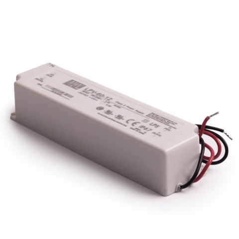 Zasilacz MW LPV-60-12 12V 60W IP67 | 1271