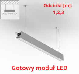 KLUŚ Gotowa Lampa LED Serpent Zwieszana 1,2,3 m FP02755-A01M30023L1B