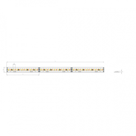 Taśma LED K-27T50-1440-24 (K-27/50-1440-24) 14.4 W/m 1mb (zmiennocieplna)