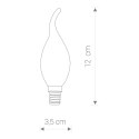 E14 - BULB VINTAGE LED E14, 4W