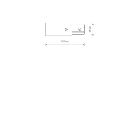 Natynkowe - PROFILE POWER END CAP Natynkowe - PROFILE POWER END CAP