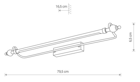 Kinkiety - REMBRANT LED L Kinkiety - REMBRANT LED L