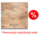 GRENTON Panel dotykowy jasne drewno 4-przyciskowy, natynkowy, TOUCH PANEL + 4B, TF-Bus, CUSTOM WOOD LIGHT | TPA-604-T-02