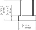 KLUŚ led Osłona HR-LINE-2 mleczna 2m | B17151F_2 |17151_2