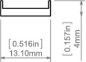 KLUŚ led Osłona HS-12 mleczna 2m | 00157_2 (B17201M_2)