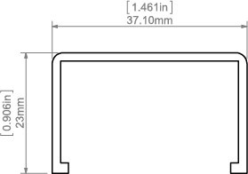 KLUŚ led Osłona KIDES-DUO mrożona 1m 2m 3m | 17131 (B17131F) KLUŚ led Osłona KIDES-DUO mrożona 1m 2m 3m | 17131 (B17131F)