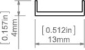 KLUŚ led Osłona LIGER-11 czarna 3m | B17037B_3 (17040_3)