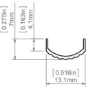 KLUŚ led Osłona KA-11R mleczna 1m 2m 3m | B17076F_1 (17076) PDS-LUK