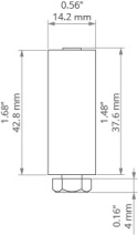 KLUŚ Zawieszka PUSZ-PRET-LEB Czarna | 42280L9005 (C28165L07)