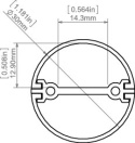 KLUŚ Profil led JAZ-DUO 1m 2m 3m anoda e6-k1 | C0788ANODA (A00788A)