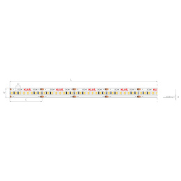 KLUŚ Taśma LED K-HD50-1440-24V I 14,4 W/m 1mb