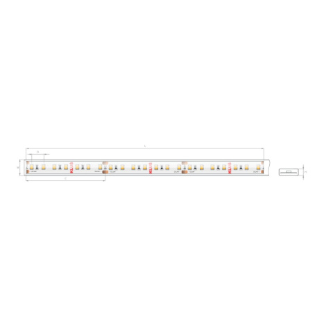 KLUŚ Taśma LED WP-K-30-1440-24V 1mb | KWP-30-1440-24