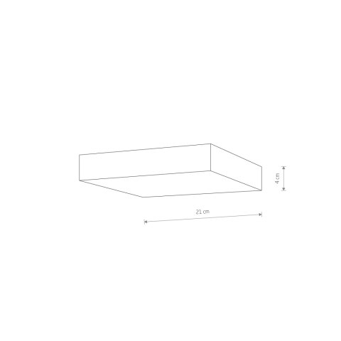 Plafony - LID SQUARE LED 35W Plafony - LID SQUARE LED 35W