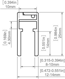 KLUŚ Profil led KRAV-810 1m 2m 3m anoda e6-k1 | 18016ANODAZM (A18016AZM) KLUŚ Profil led KRAV-810 1m 2m 3m anoda e6-k1 | 18016ANODAZM (A18016AZM)