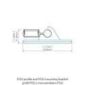 KLUŚ Profil led POLI anoda e6-k1 2m | B7176ANODA_2 (A07176A_2)