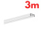 KLUŚ Profil led MICRO-PLUS 3m biały lakier RAL9010 | A02966L9010OD_3 (C2966L9010OD_3)