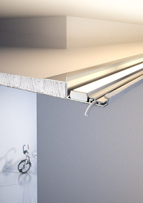 KLUŚ Profil led NISA-KRA 1m 2m 3m surowy | 18026NA (A18026N) KLUŚ Profil led NISA-KRA 1m 2m 3m surowy | 18026NA (A18026N)