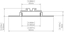 KLUŚ Profil led OPAC-30 1m 2m 3m anoda e6-k1 | B6164ANODA (A06164A)